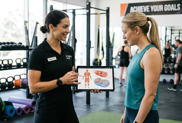 i personal trainer devono essere in grado di spiegare tutti i benefici dell'attività fisica, a partire dalla spiegazione di ciò che avviene nelle cellule