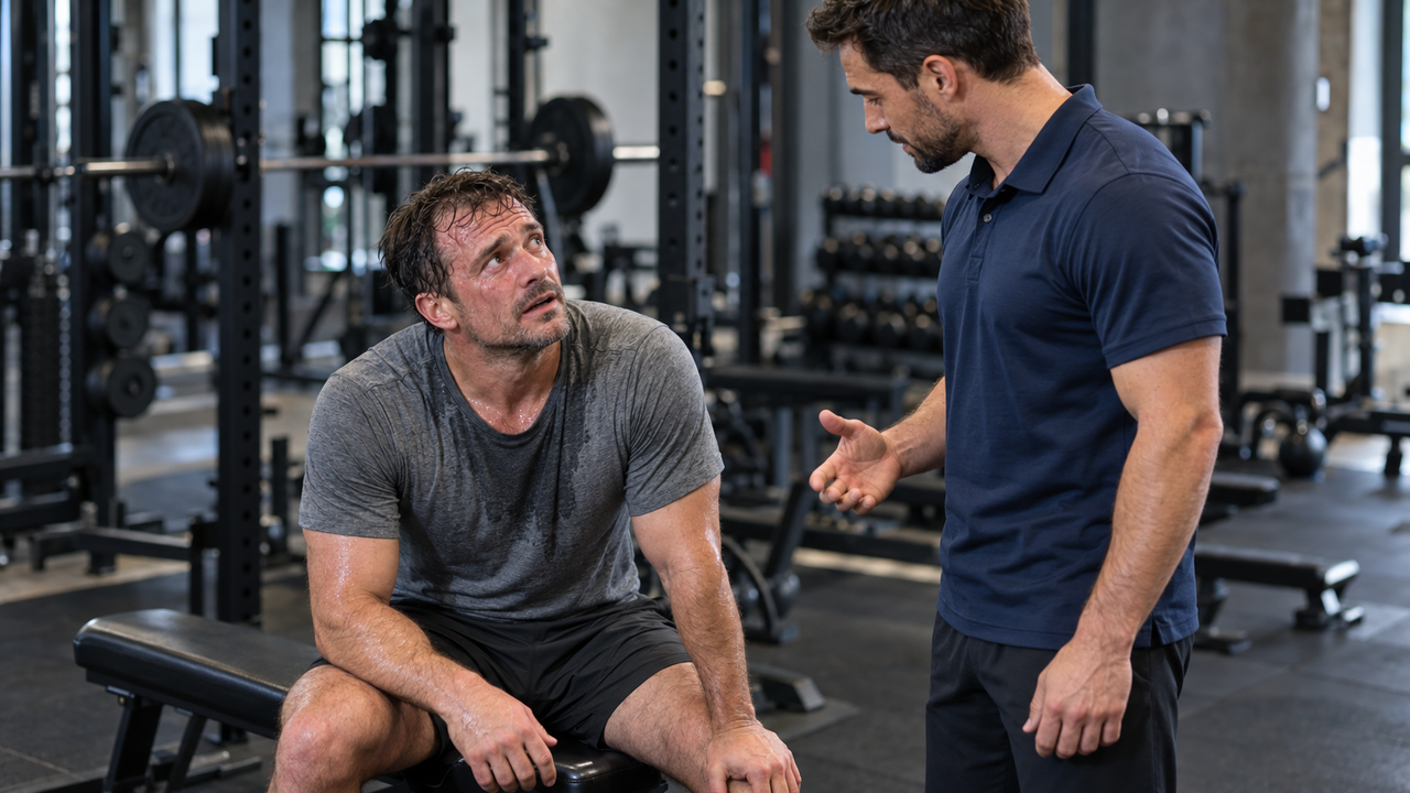 sudore, dolori e fatica dopo l'allenamento non significa che necessariamente si sono avuti risultati, tra le competenze del trainer vi devono essere anche quelle di interpretare concretamente lo sforzo e spiegare al cliente le motivazioni. ecco 10 risposte ai dubbi più frequenti